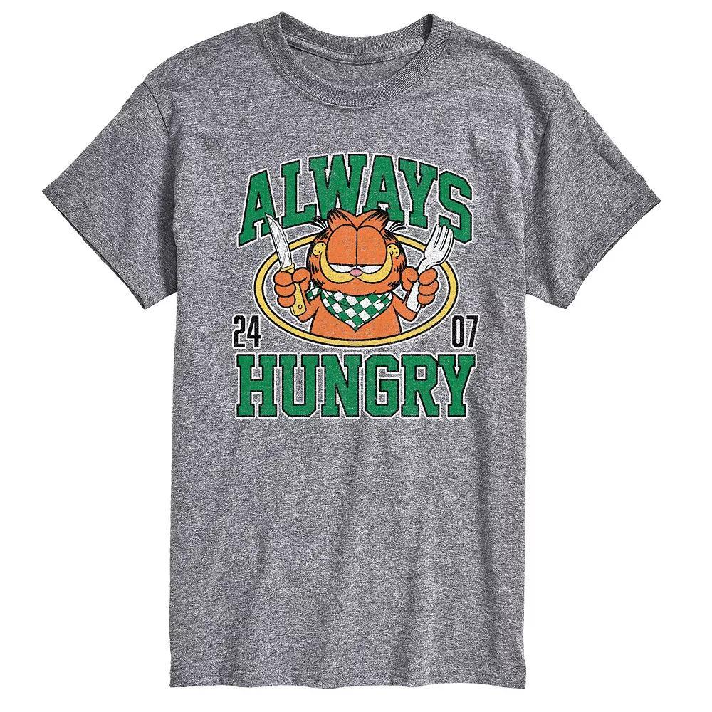 Big & Tall Garfield Always Hungry Graphic Tee, Men's,  Product Image