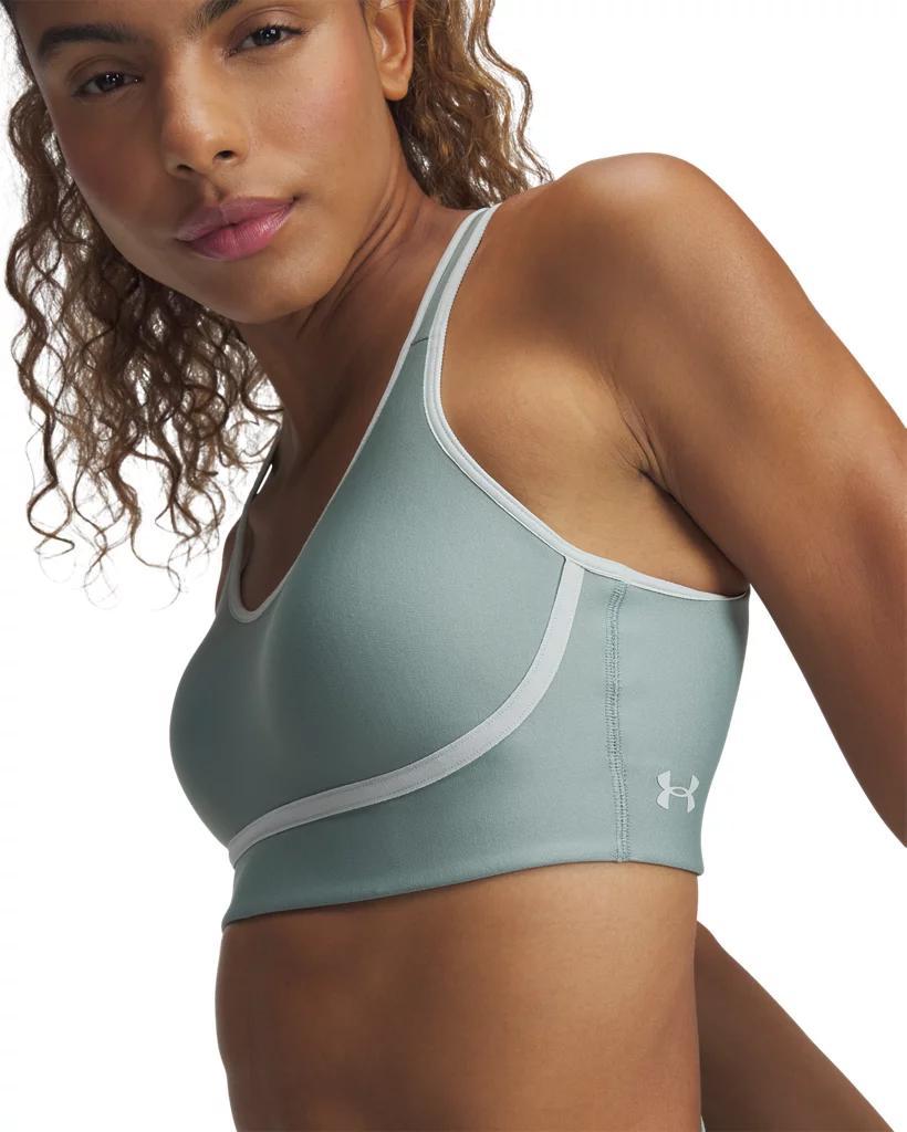 Women's UA Infinity Mid Piped Sports Bra Product Image