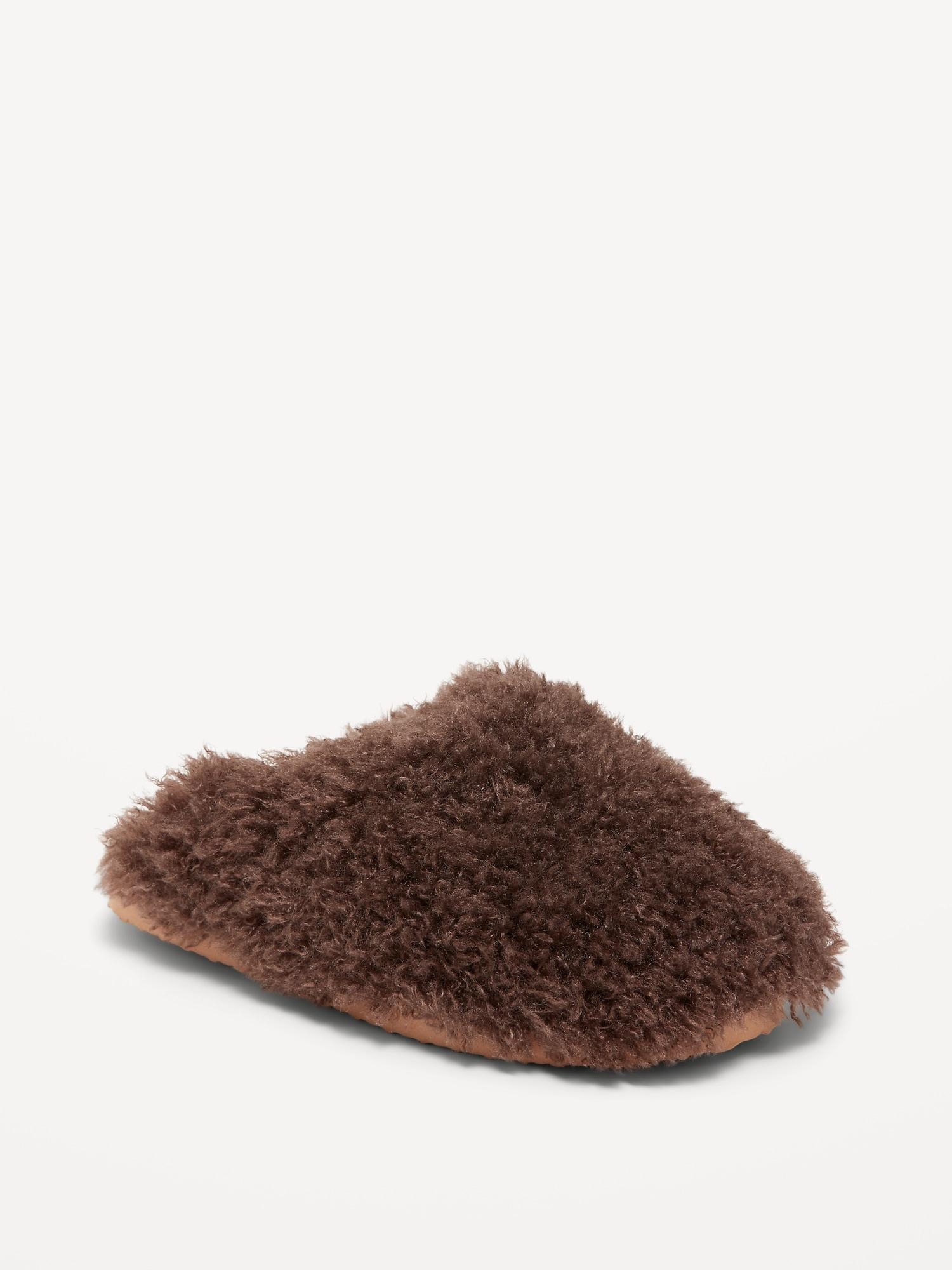 Faux Fur Mule Slippers for Women Product Image