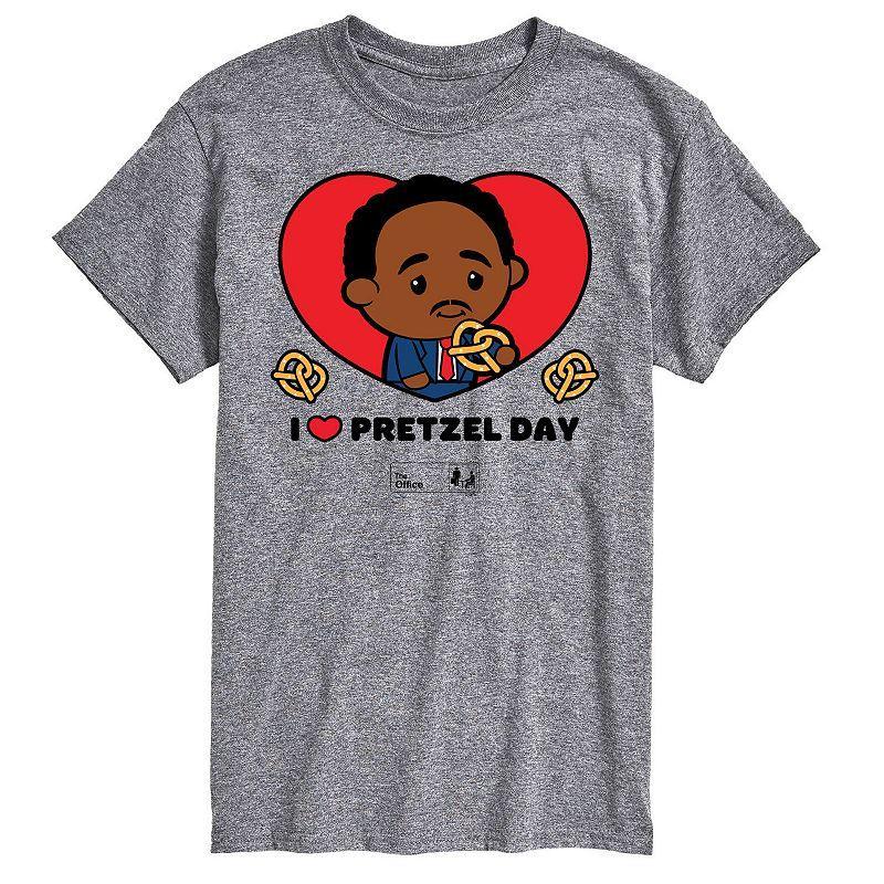 Men's The Office Stanley Pretzel Day Graphic Tee, Size: Medium, Gray Product Image