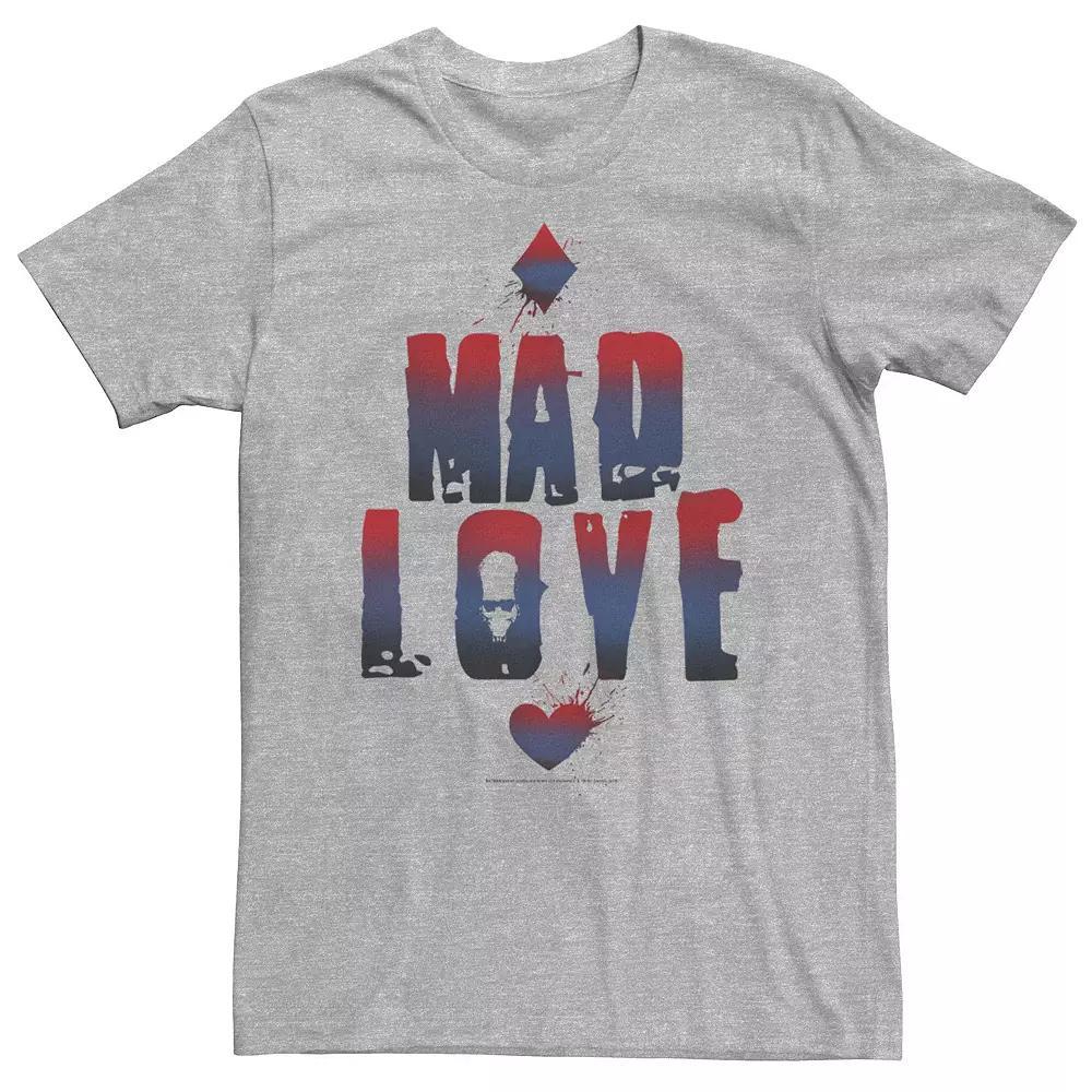 Big & Tall DC Comics Batman "Mad Love" Gradient Text Tee, Men's,  Product Image