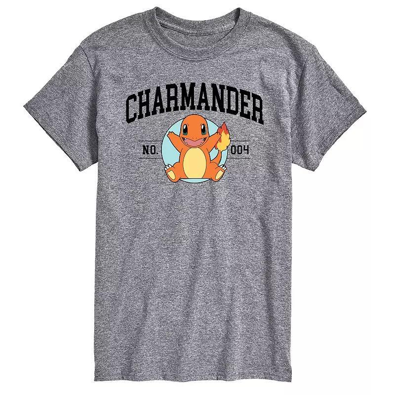 Men's Pokemon Charmander No. 4 Graphic Tee, Size: Medium, Gray Product Image