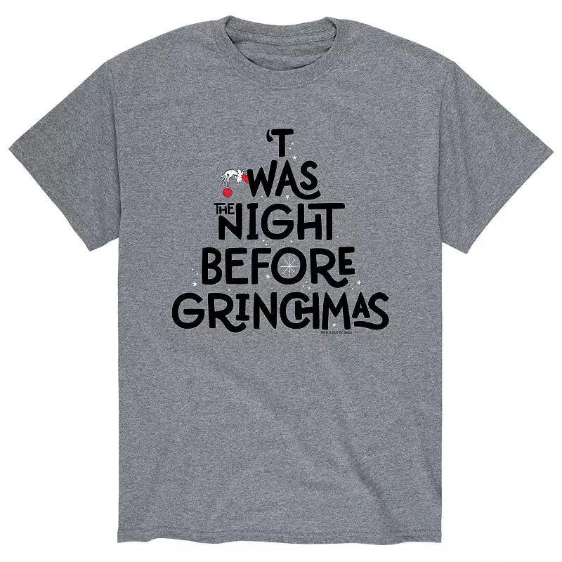 Mens Dr. Seuss The Grinch Twas The Night Before Christmas Tee Product Image