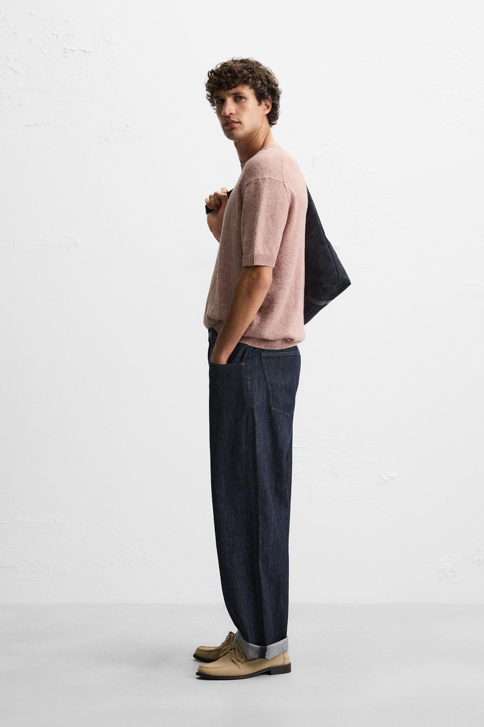 TEXTURED KNIT T-SHIRT Product Image