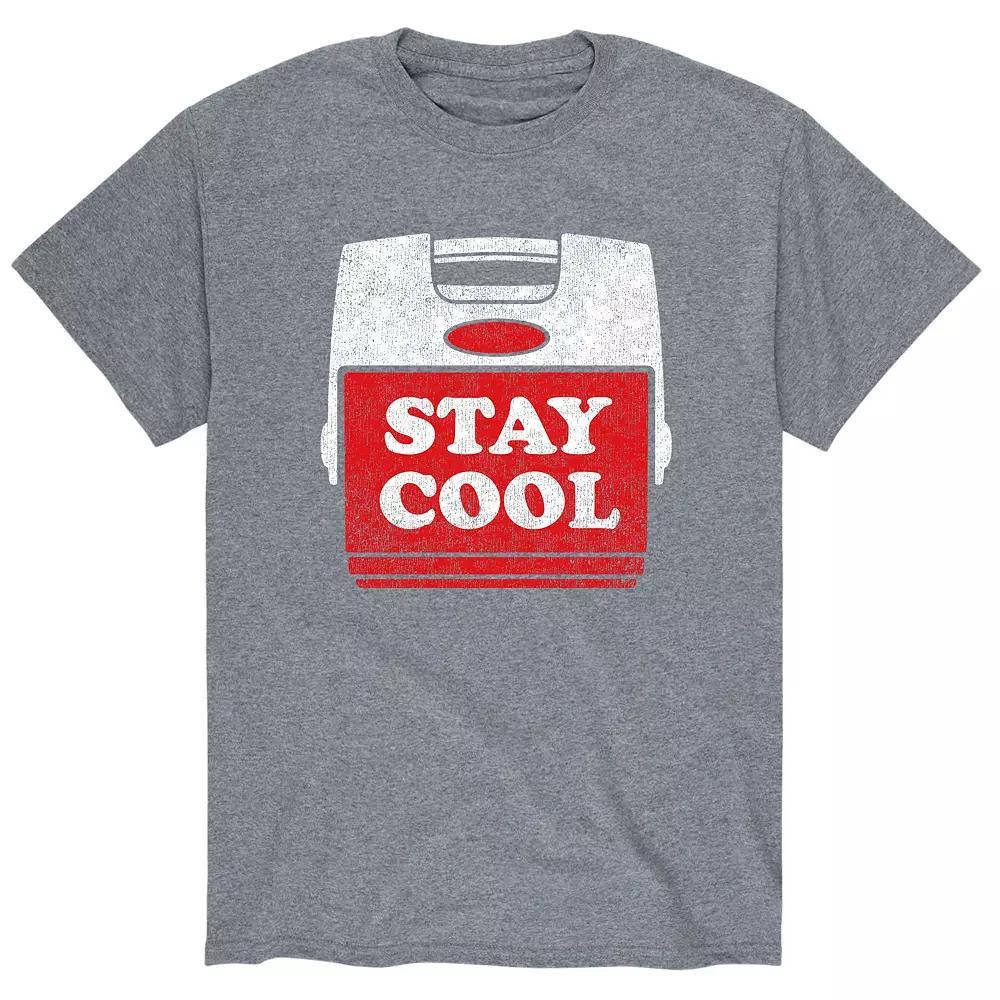 Men's "Stay Cool" Tee, Size: XL, Gray Product Image