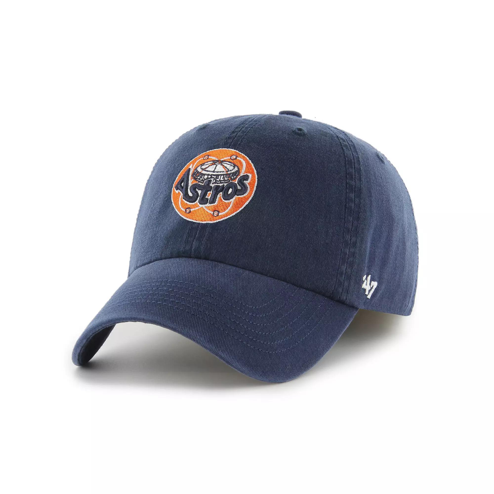 Men's '47 Navy Houston Astros Cooperstown Collection Franchise Fitted Hat,  Product Image