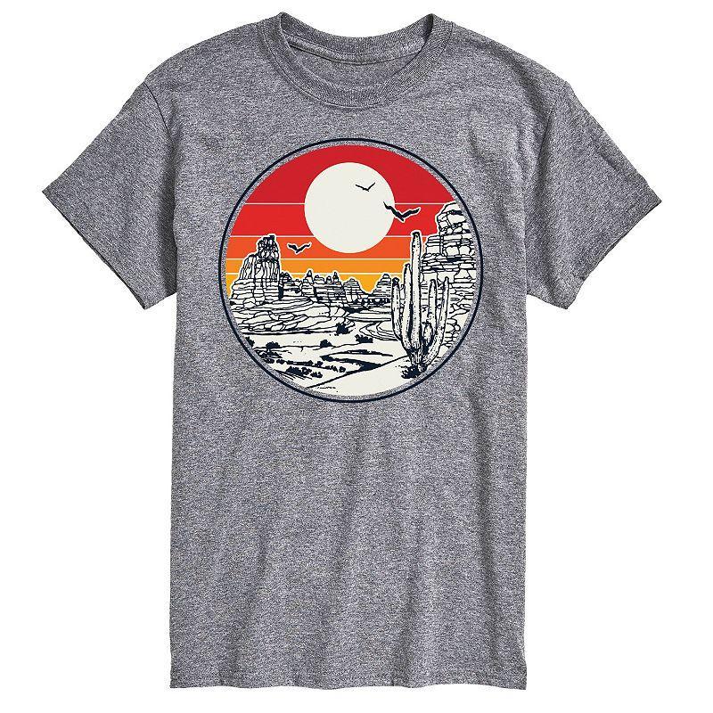 Big & Tall Desert Canyon Tee, Men's, Size: 6XB, Gray Product Image