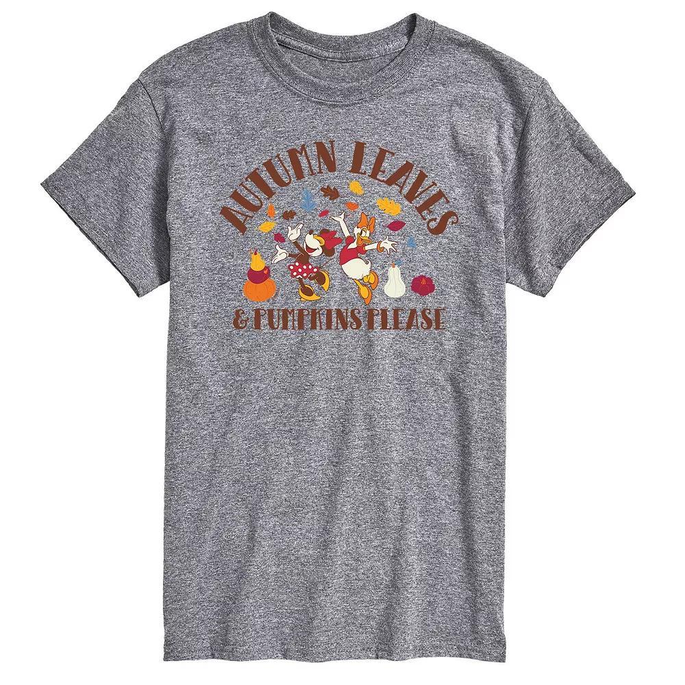 Disney's Mickey Mouse and Friends Big & Tall Autumn Leaves Pumpkin Please Graphic Tee, Men's,  Product Image