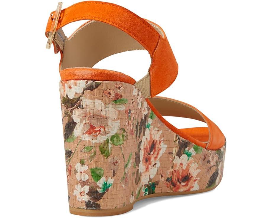 Ellna Cross-band Wedge Sandals Product Image