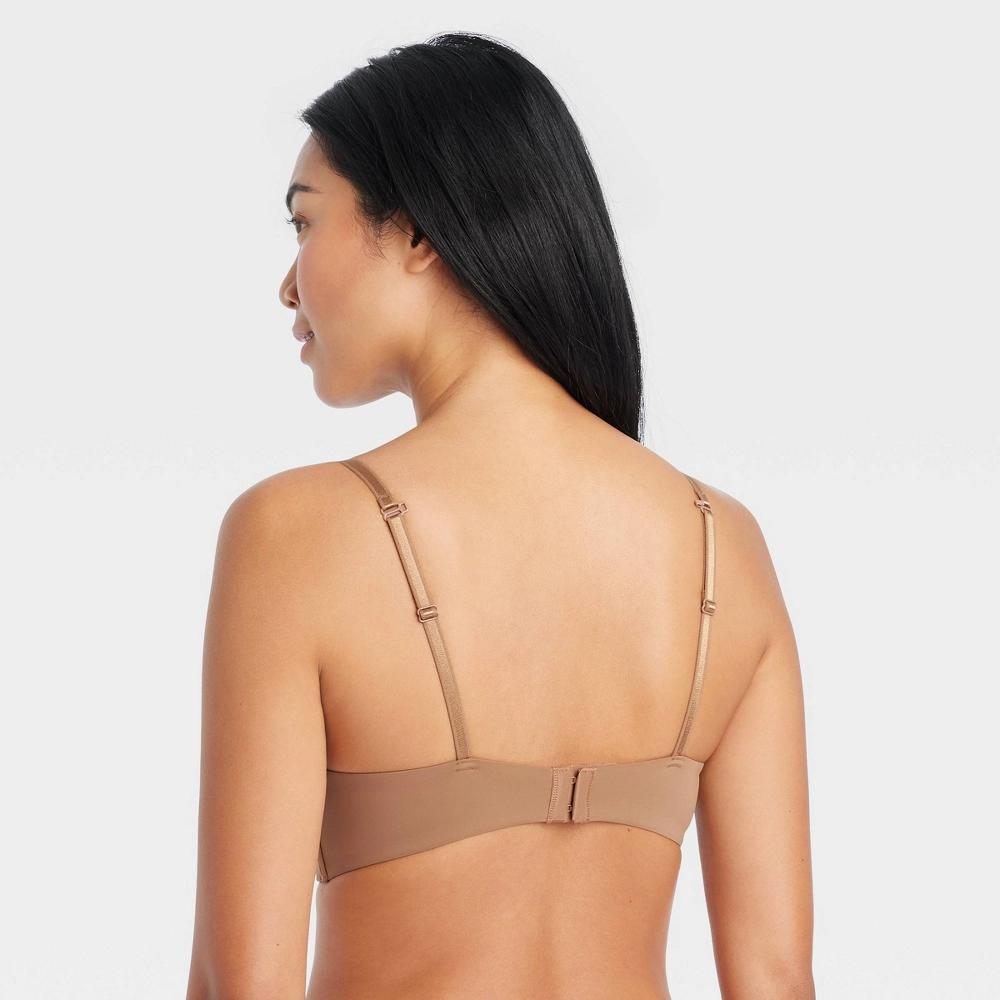 Womens Bliss Lightly Lined Wirefree Bra - Auden Brown 36D Product Image