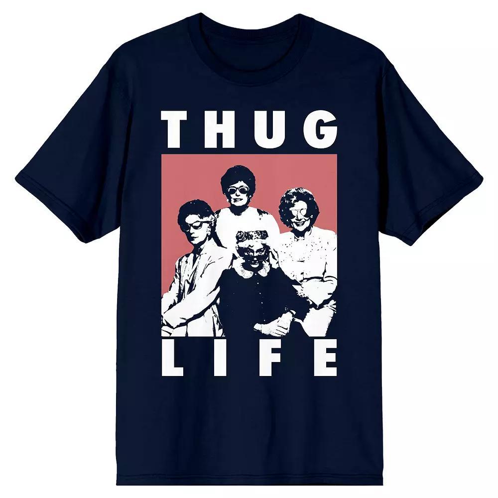 Men's Golden Girls Thug Life Tee, Size: Large, Blue Product Image