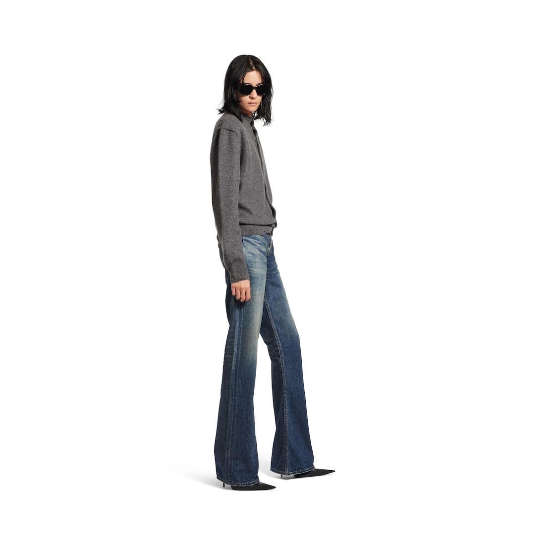 Women's Bootcut Pants in Blue Product Image
