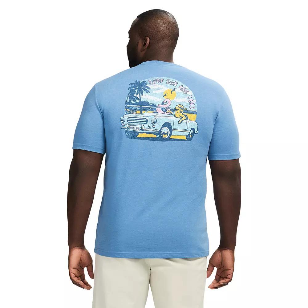 Big & Tall IZOD Saltwater Soft Wash Short Sleeve Graphic Tee, Men's, Size: 2XB, Riviera Yellow Product Image