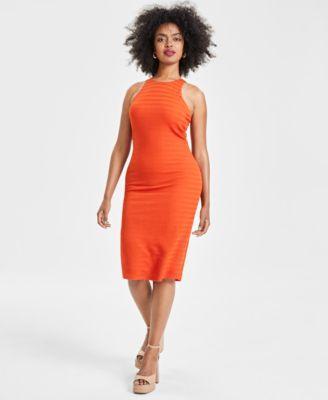 Bar Iii Womens Textured Midi Dress, Created for Macys Product Image