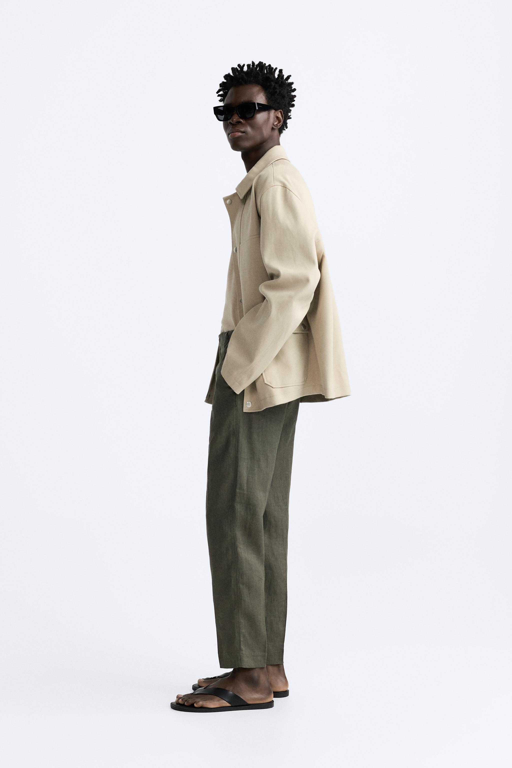 LINEN PANTS IN 100% LINEN Product Image