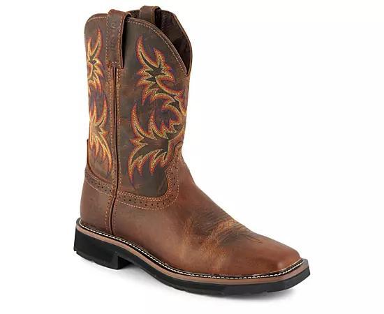 Justin Boots Mens Driller 11 Soft Toe Work Boots Product Image