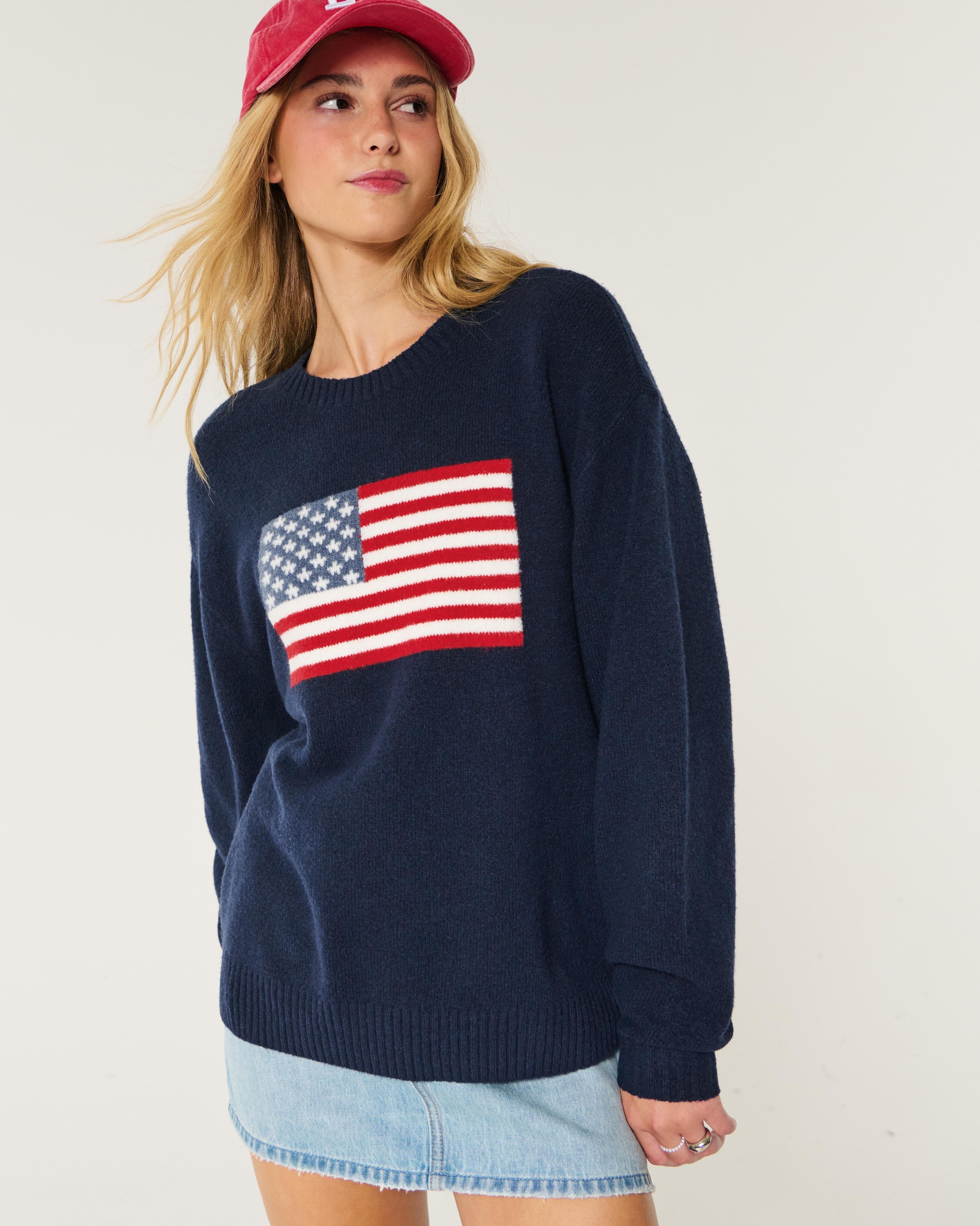 Hollister Comfy Cloud Oversized Go Team Graphic Sweater Product Image