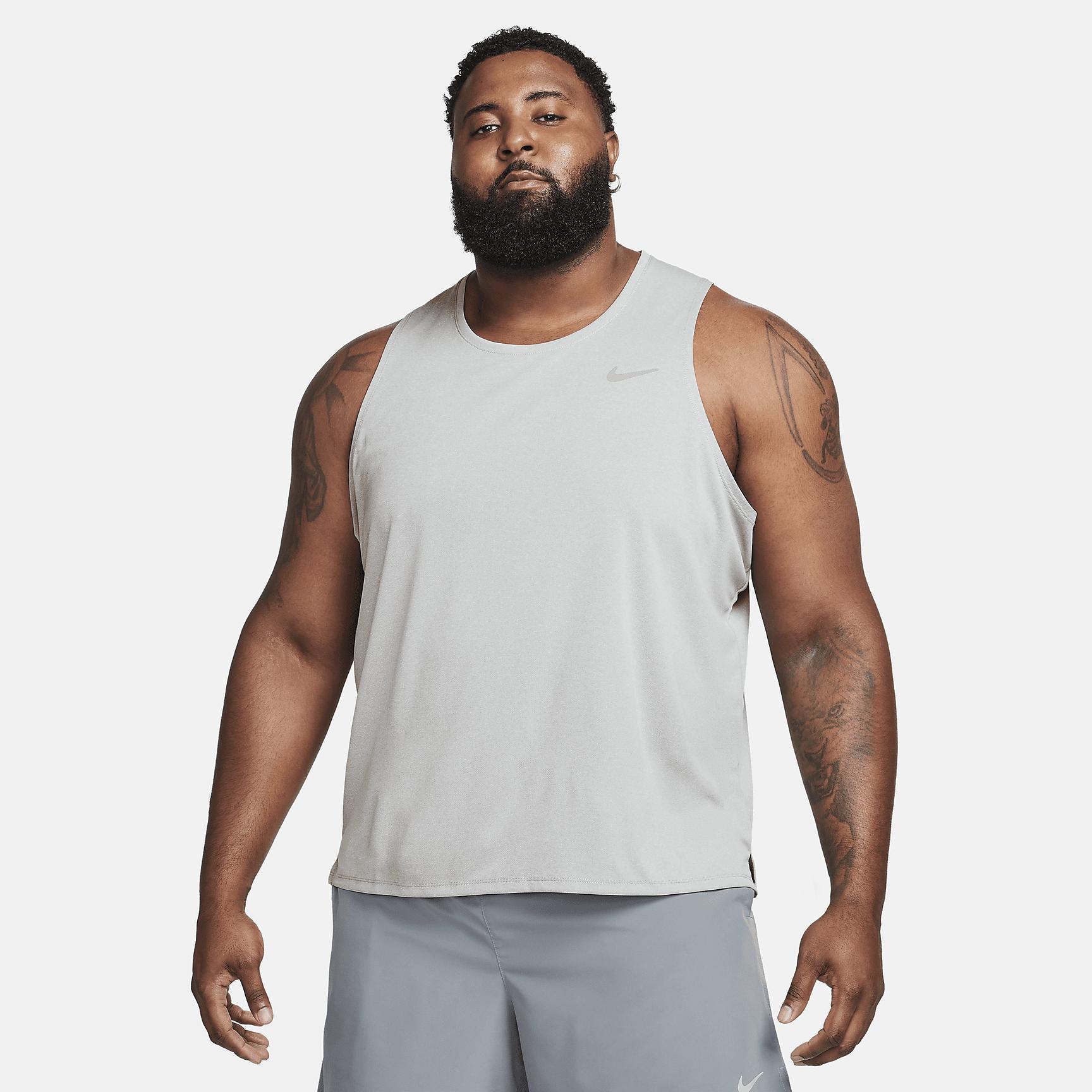 Nike Mens Miler Dri-FIT Running Tank Top | DV9321-097 Product Image
