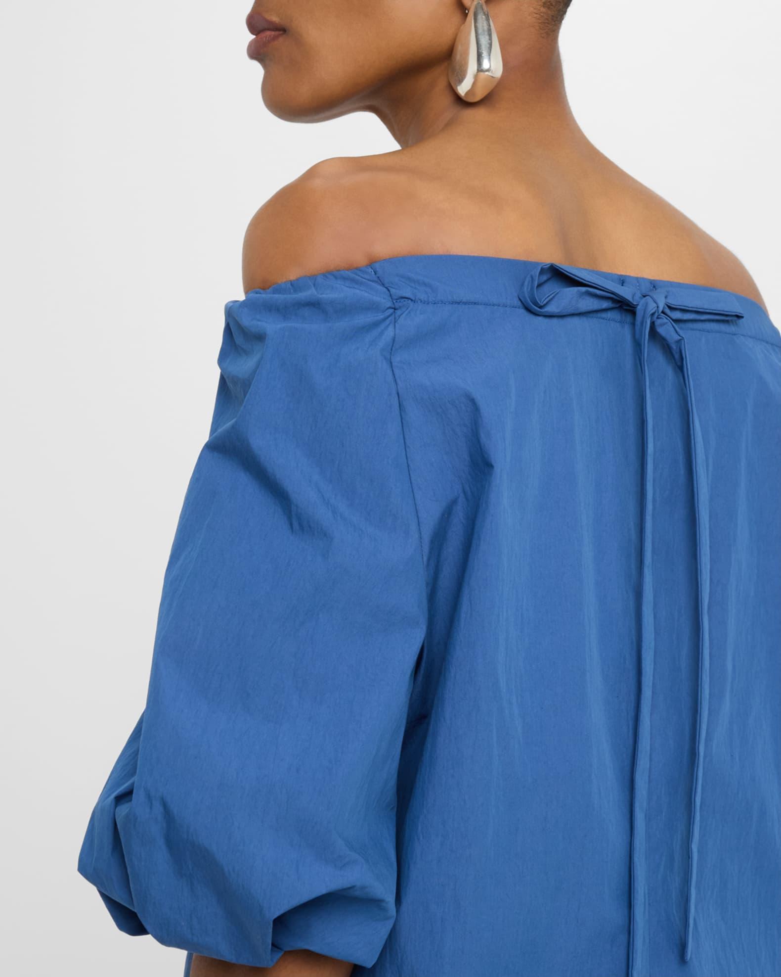 Ruched Off-Shoulder Dress Product Image