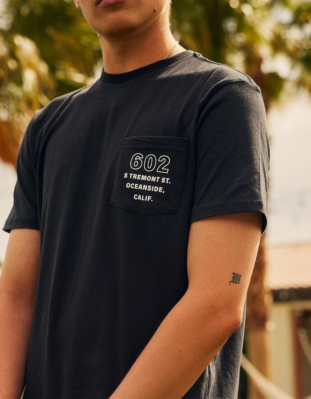 BRIXTON Haven Mens Pocket Tee - BLACK Product Image