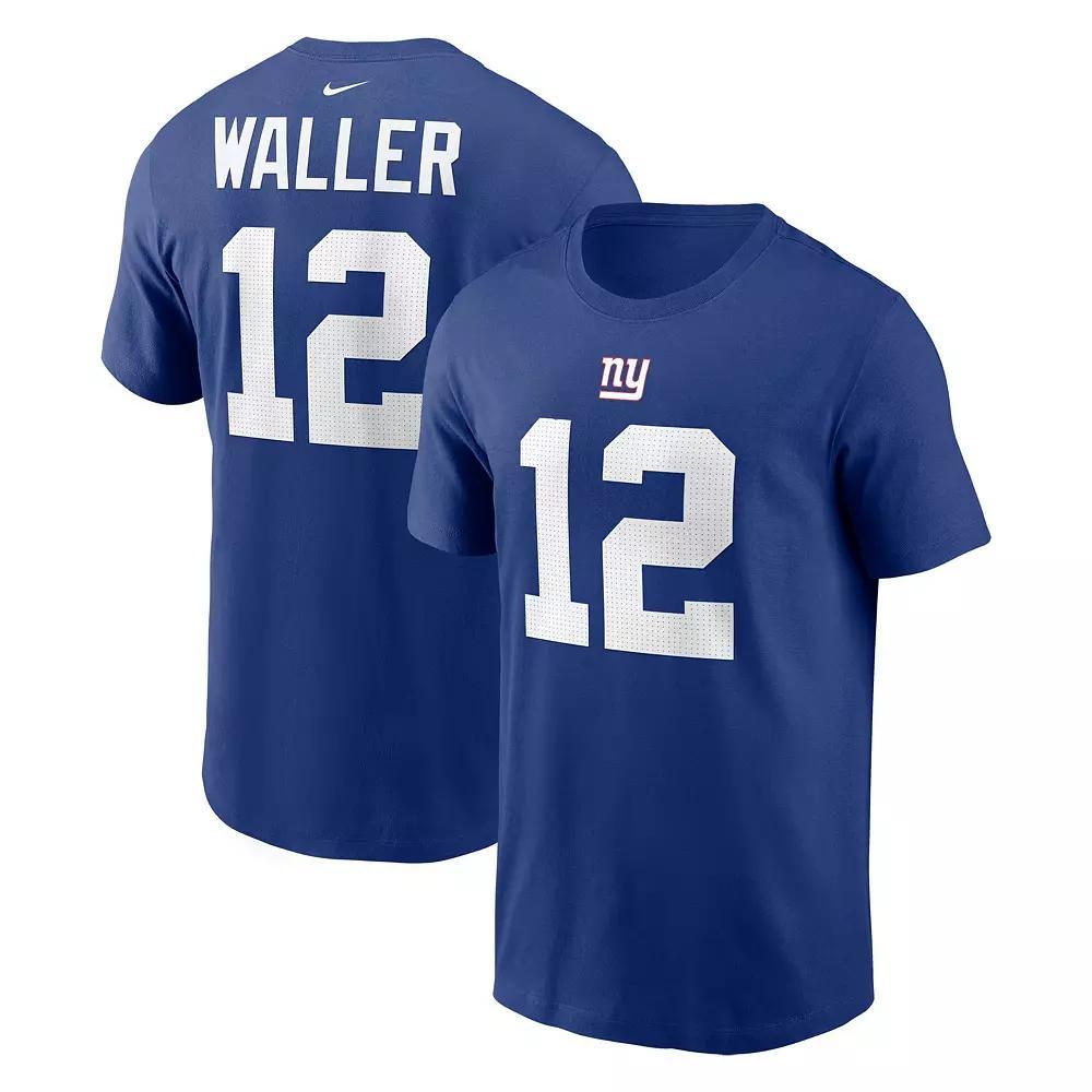 Men's Nike Darren Waller Royal New York Giants Player Name & Number T-Shirt, Size: Medium, Blue Product Image