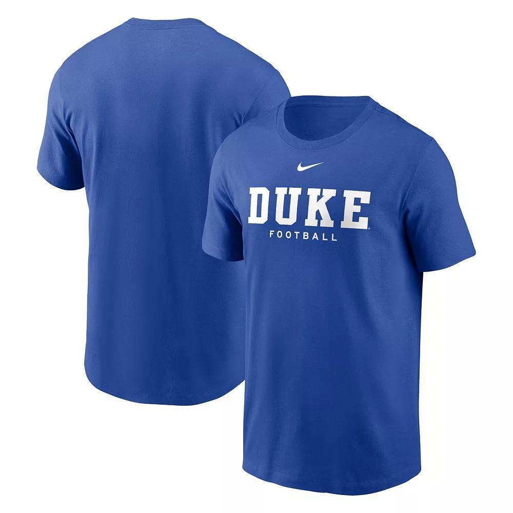 Men's Nike Royal Duke Blue Devils Football T-Shirt,  Product Image