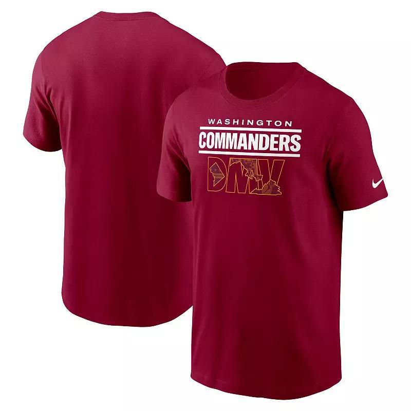 Mens Nike Burgundy Washington Commanders Local Essential T-Shirt Product Image