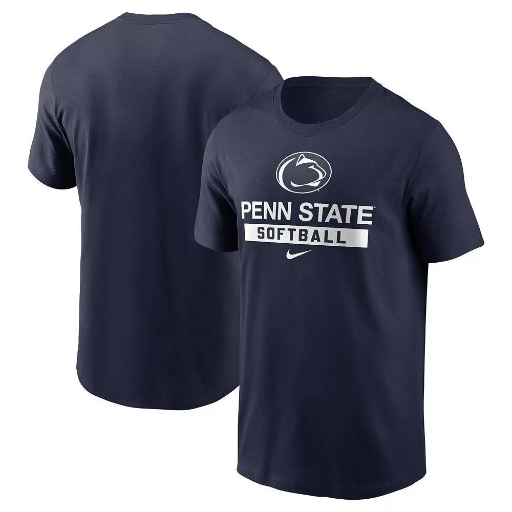 Men's Nike Royal Duke Blue Devils 2-Hit Stacked T-Shirt,  Product Image