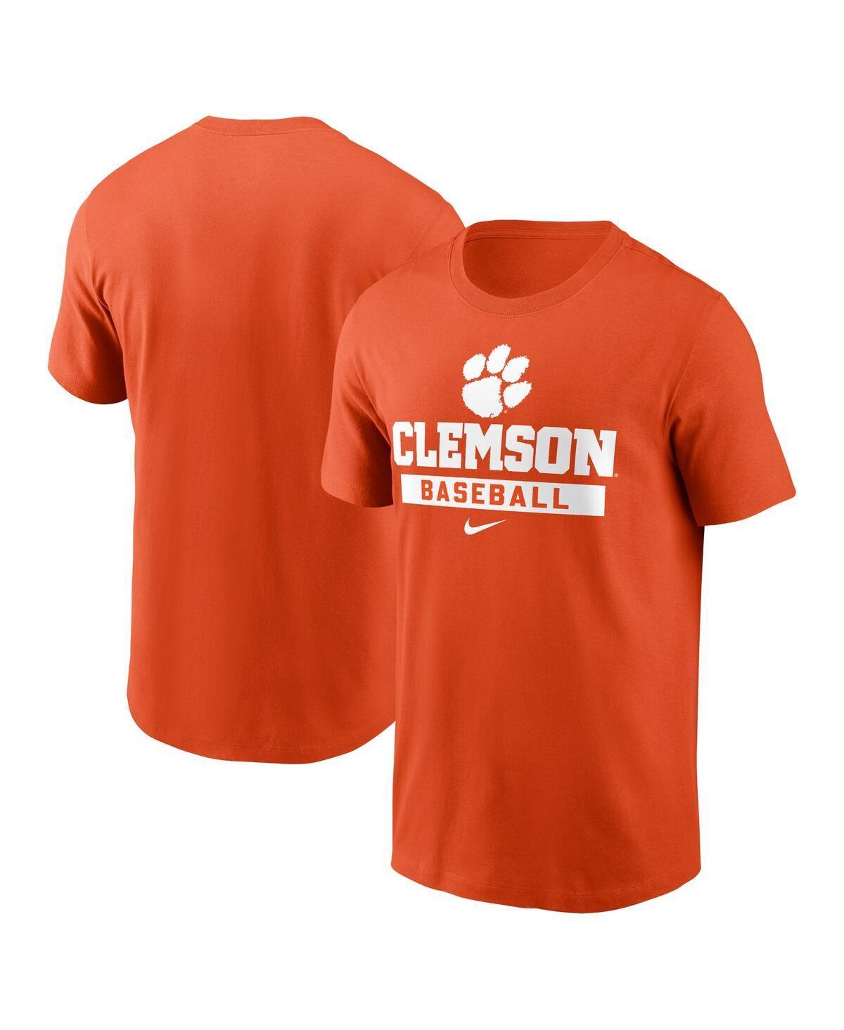 Men's Nike Orange Clemson Tigers Baseball T-Shirt, Size: 2XL Product Image