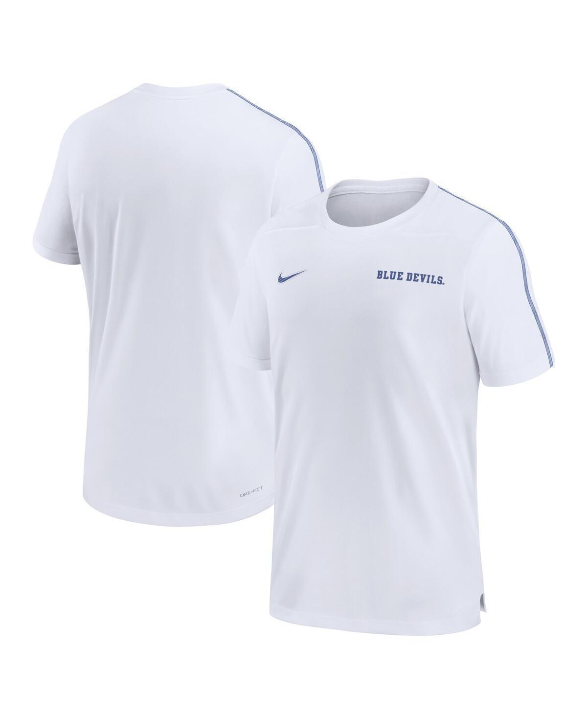 Men's Nike Anthracite Duke Blue Devils 2024 Sideline Coach Performance Top, Size: 2XL, Grey Product Image