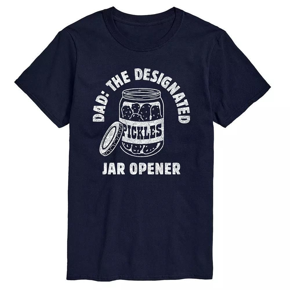 Big & Tall Dad The Designated Jar Opener Graphic Tee, Men's, Size: 4XL Tall, Blue Product Image