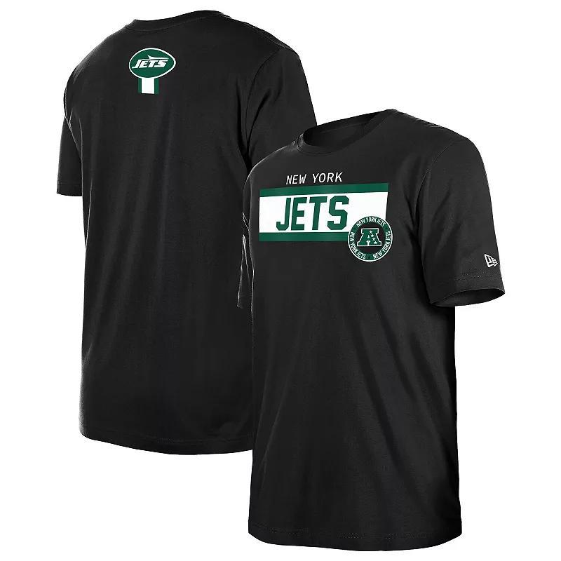 Men's New Era Black New York Jets 3rd Down Domestic T-Shirt,  Product Image