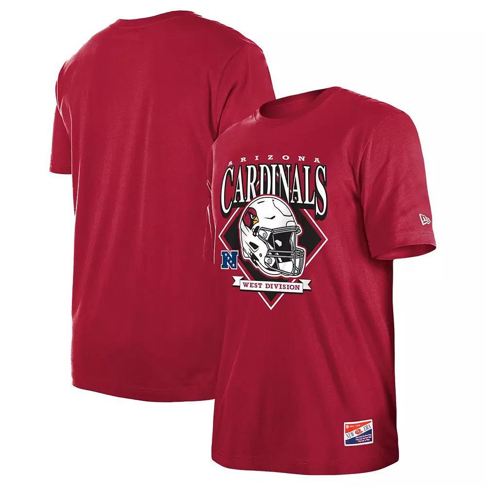 Men's New Era Cardinal Arizona Cardinals Team Logo T-Shirt, Size: Large, Red Product Image