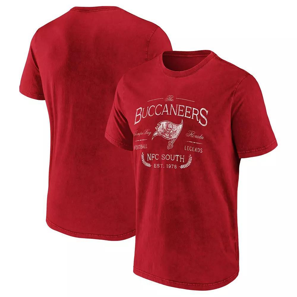 Men's NFL x Darius Rucker Collection by Fanatics Red Tampa Bay Buccaneers T-Shirt, Size: Small Product Image