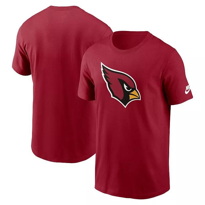 Men's Nike Cardinal Arizona Cardinals Rewind Logo Essential T-Shirt, Size: Large, Red Product Image