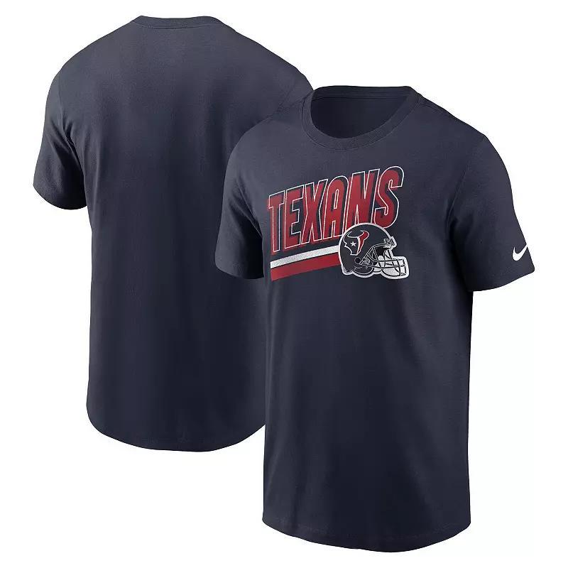 Men's Nike Navy Houston Texans Essential Blitz Lockup T-Shirt,  Product Image