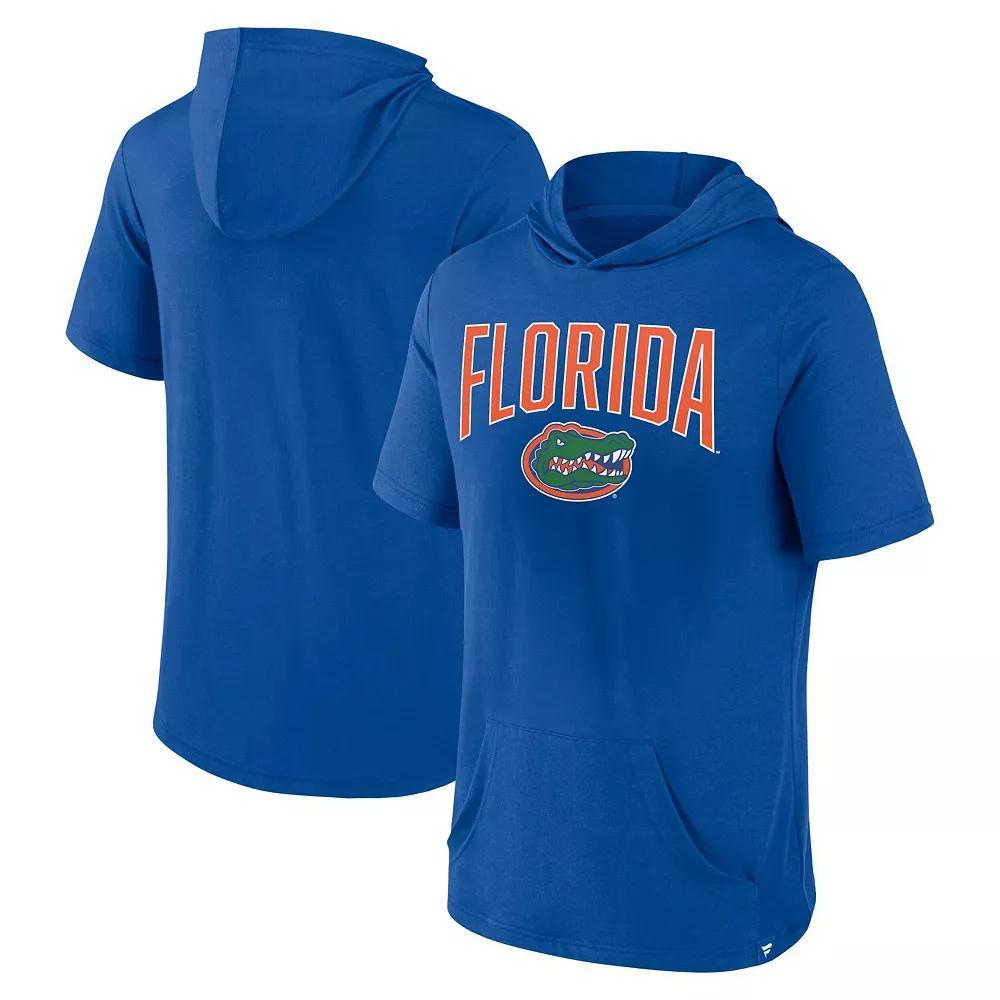 Men's Fanatics Branded Royal Florida Gators Outline Lower Arch Hoodie T-Shirt,  Product Image