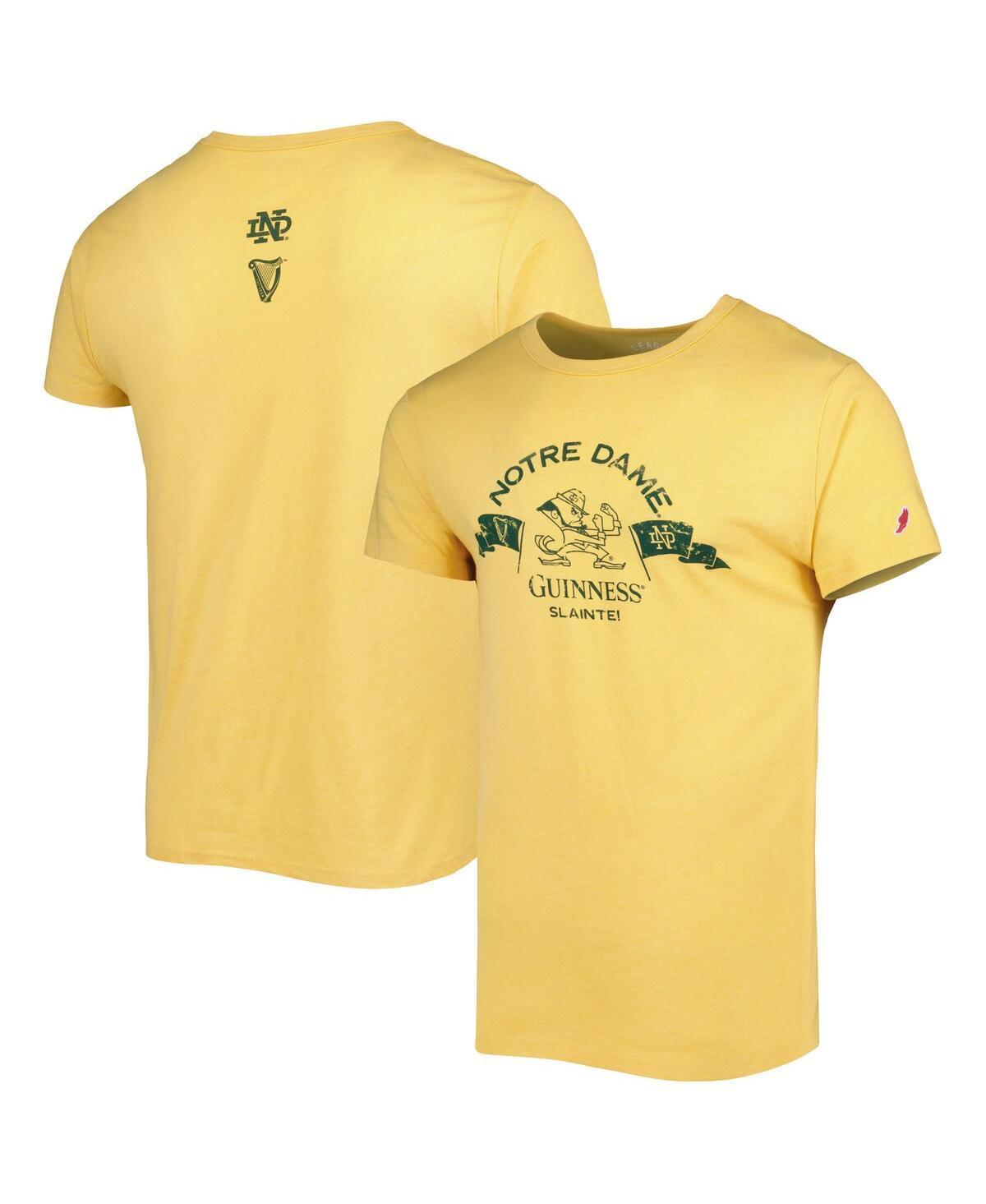 Mens League Collegiate Wear Notre Dame Fighting Irish Guinness Victory Falls Tri-Blend T-Shirt Product Image