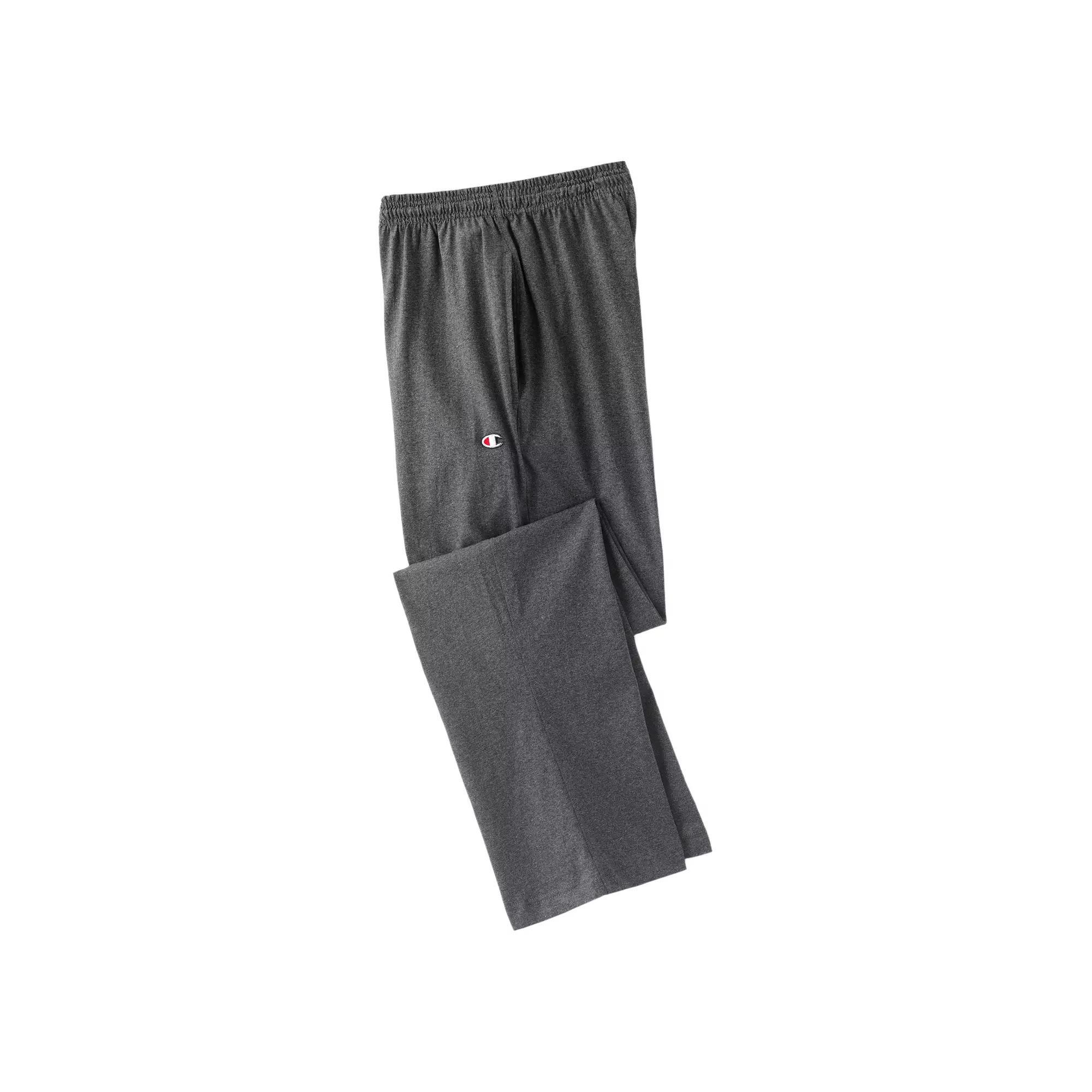 Mens Champion Cotton Jersey Pants Granite Grey Product Image