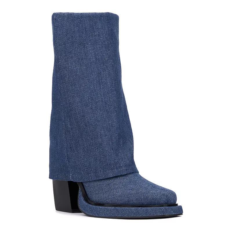 Olivia Miller Virgo Womens Tall Boots Blue Product Image