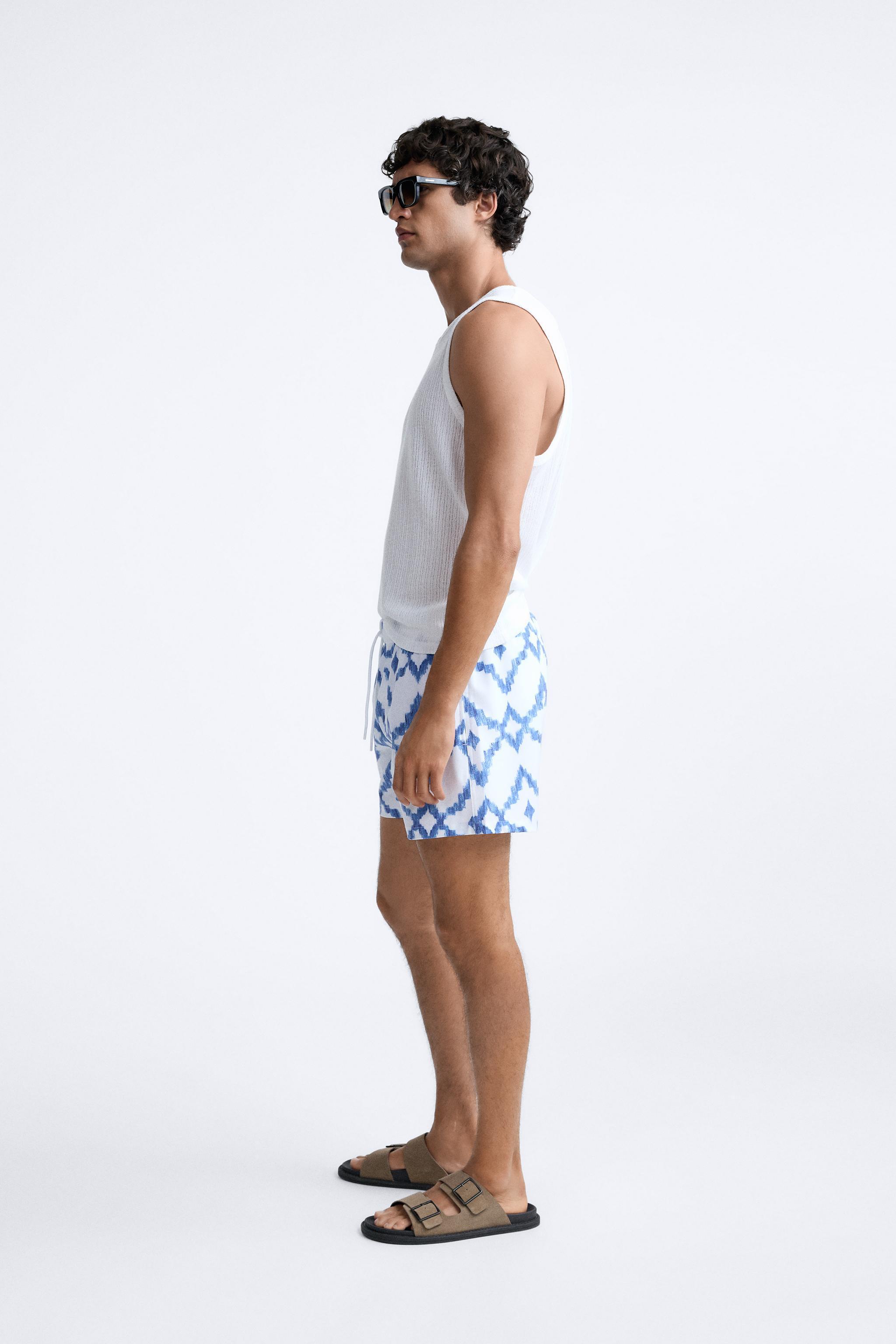 REGULAR GEOMETRIC PRINT SWIMSUIT Product Image