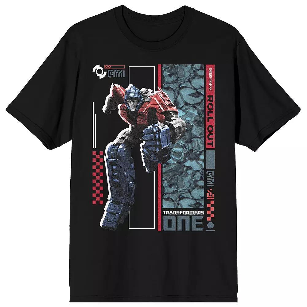 Men's Transformers One Optimus Stance Short Sleeve Graphic T-Shirt,  Product Image