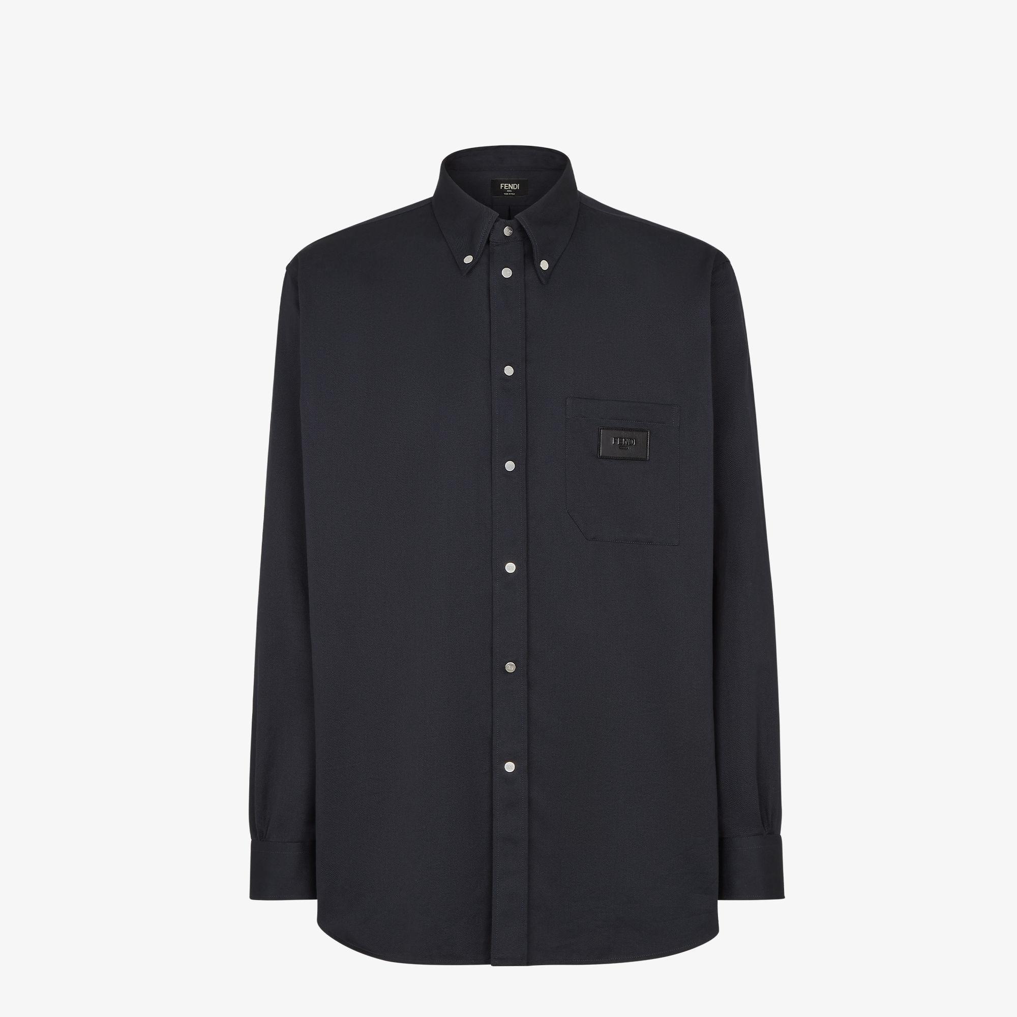 Jeans ShirtBlack denim shirt Product Image