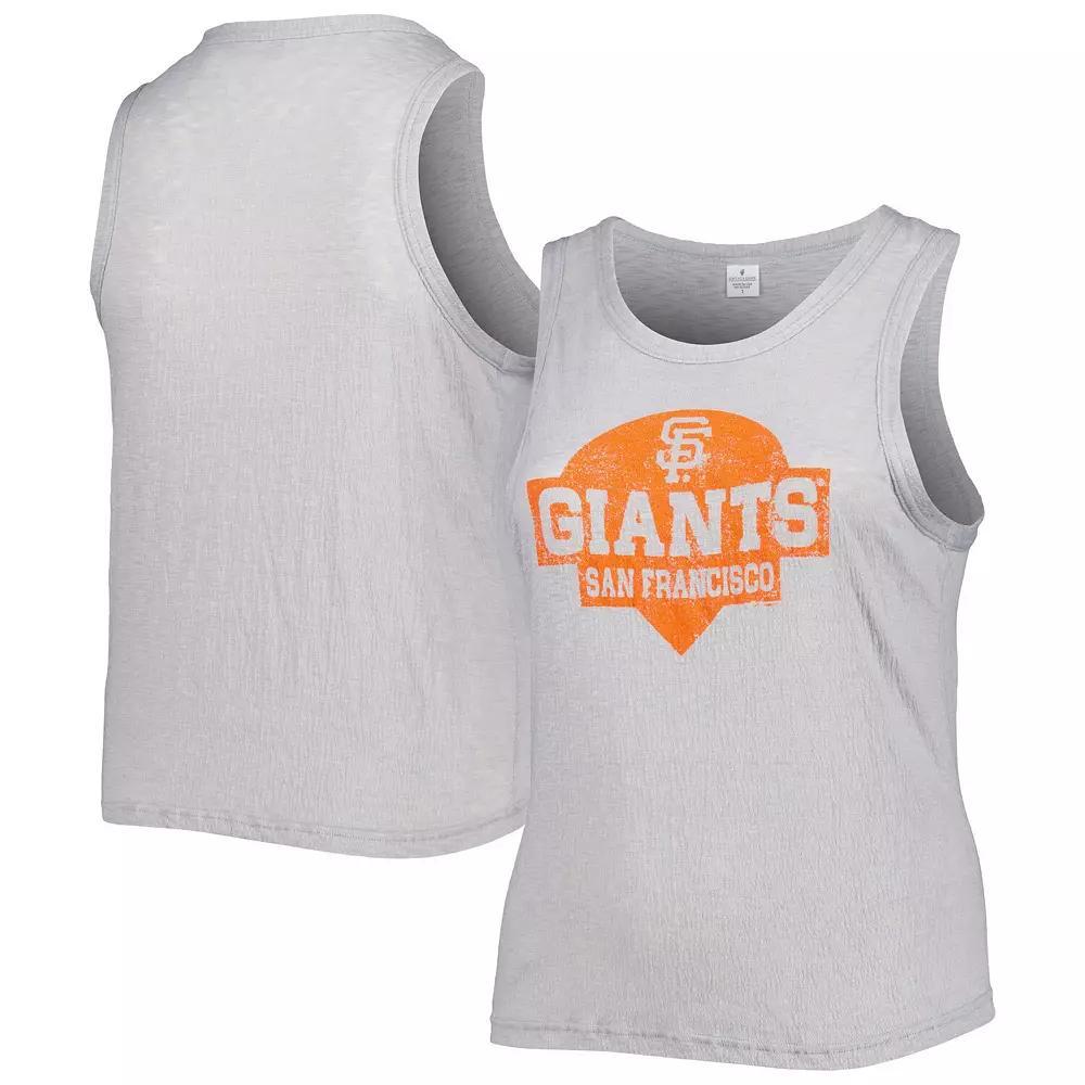 Women's Soft as a Grape Gray San Francisco Giants Plus  Product Image