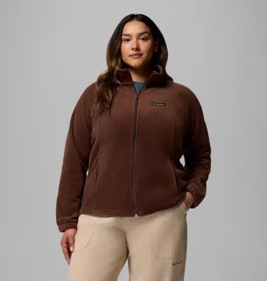 Columbia Womens Benton Springs Full Zip Fleece Jacket - Plus Size- Product Image
