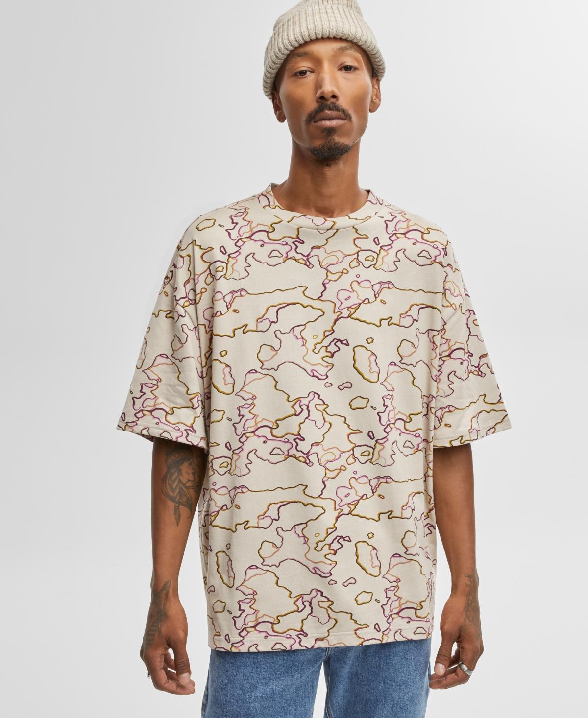 Mode of One Mens Oversized-Fit Graphic T-Shirt, Created for Macys Product Image