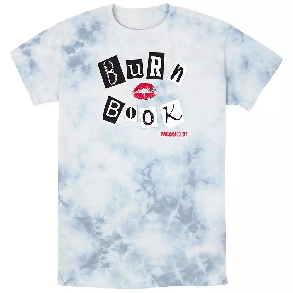 Men's Mean Girls Burn Book Cover Bombard Wash Graphic Tee,  Product Image