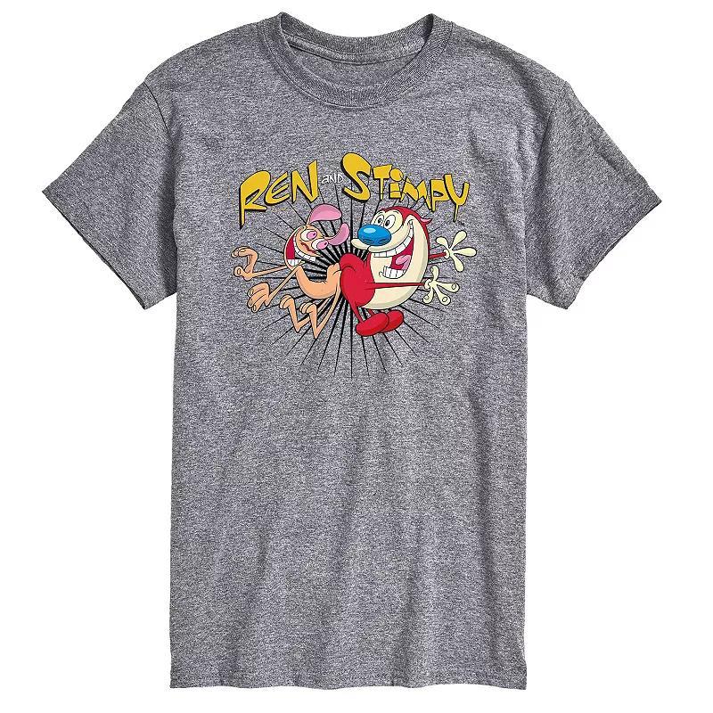 Men's Ren & Stimpy Butt Bump Tee,  Product Image