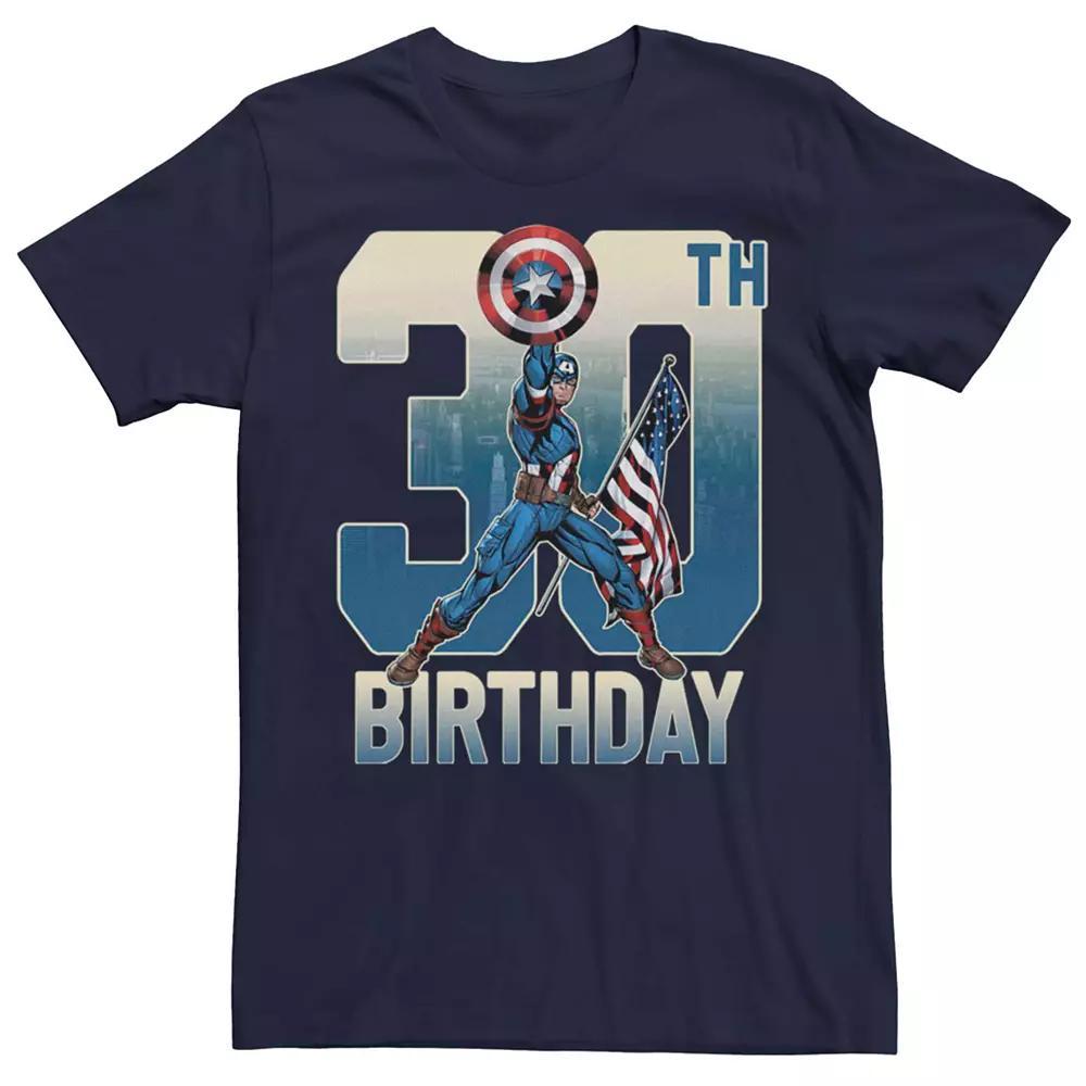 Men's Marvel Captain America 30th Birthday Tee,  Product Image