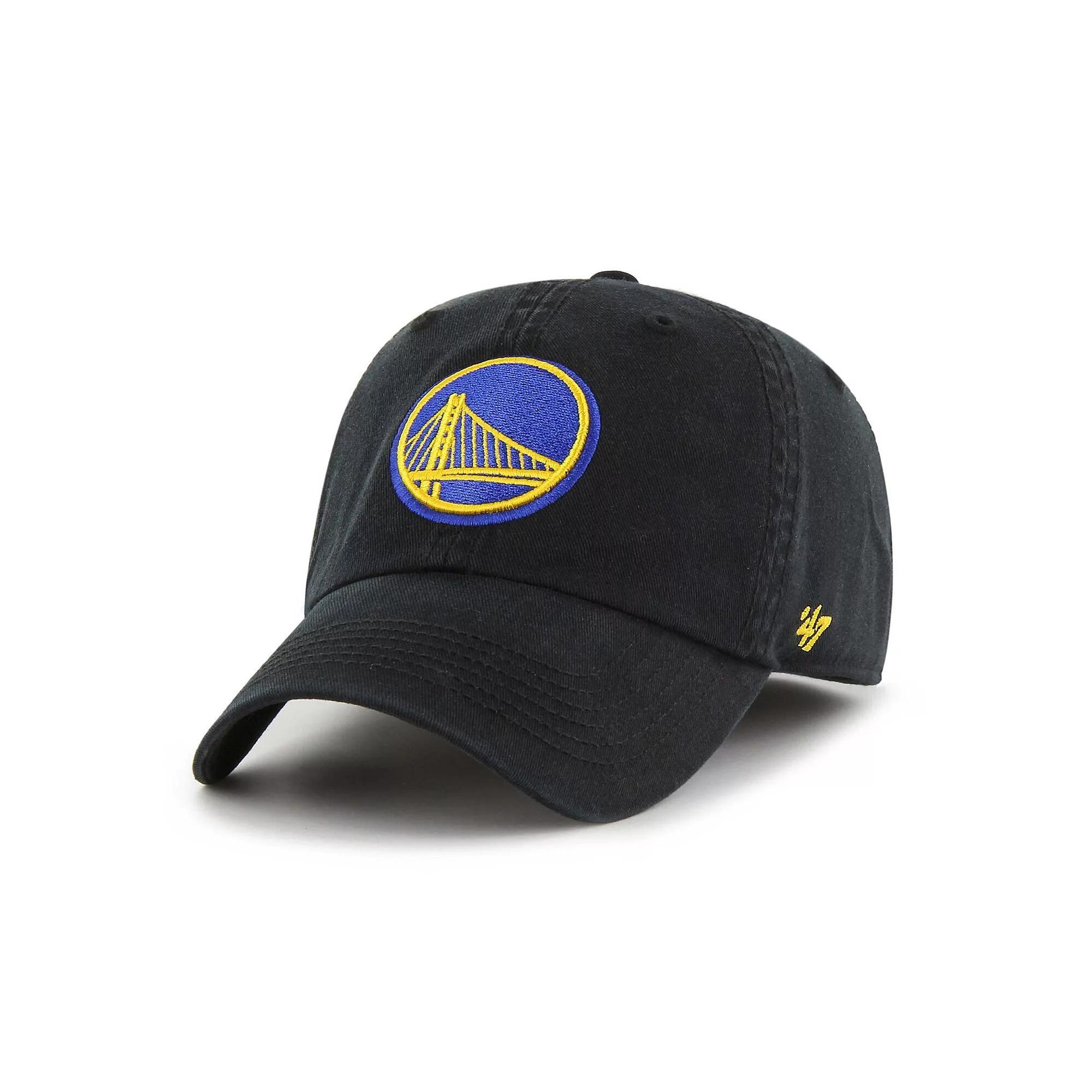 Men's '47 Black Golden State Warriors Classic Franchise Fitted Hat,  Product Image